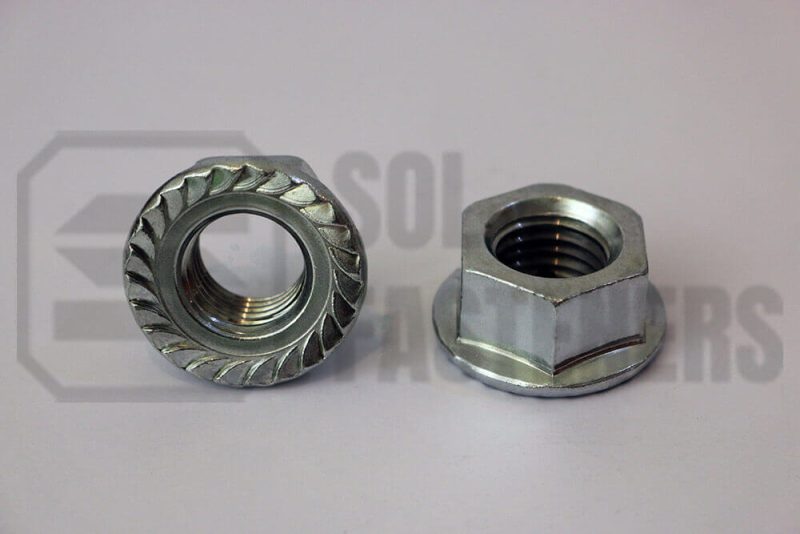 مهره واشردار آهنی