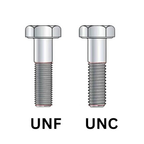 تفاوت رزوه UNF و UNC